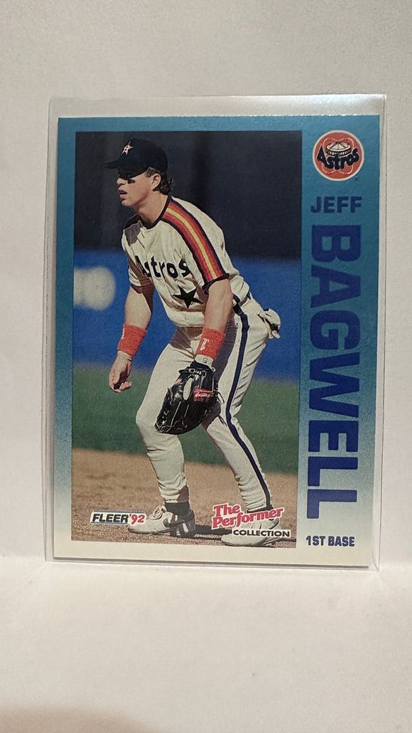 #19 of 24 Jeff Bagwell The Performer Houston Astros 1992 Fleer Baseball Card