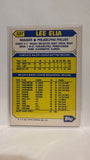 #32T Lee Elia Philadelphia Phillies 1987 Topps Baseball Card