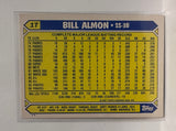 #1T Bill Almon New York Mets 1987 Topps Baseball Card