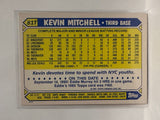 #81T Kevin Mitchell SAN Francisco Giants 1987 Topps Baseball Card