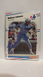 #186 Wallace Johnson Montreal Expos 1988 Fleer Baseball Card