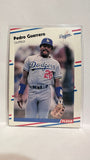 #514 Pedro Guerrero Los Angeles Dodgers 1988 Fleer Baseball Card