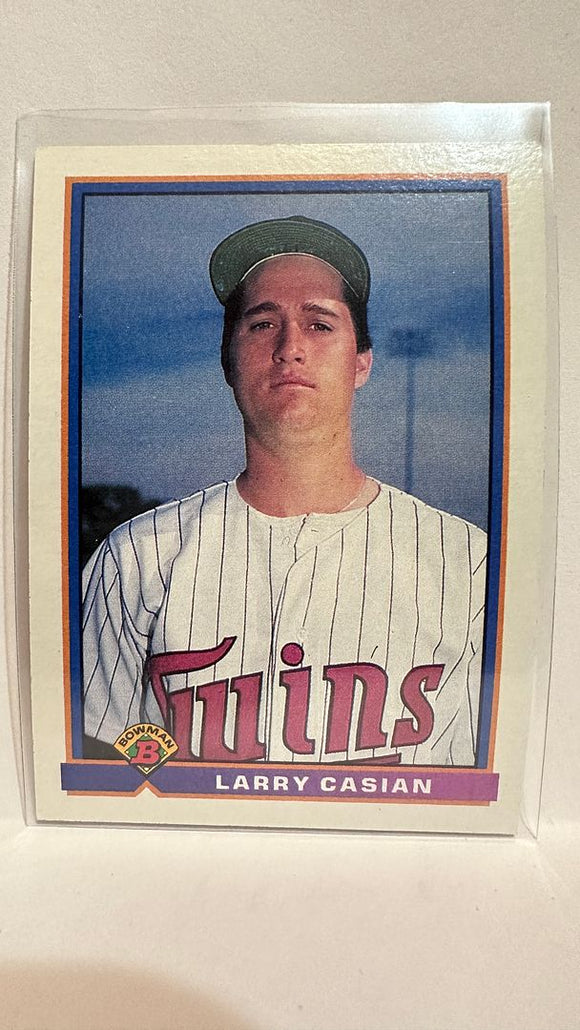 #325 Larry Casian Minnesota Twins 1991 Bowman Baseball Card