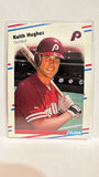 #305 Keith Hughes Philadelphia Phillies 1988 Fleer Baseball Card