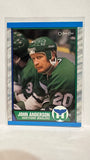 #124 John Anderson Hartford Whalers 89-90 O-Pee-Chee Hockey Card