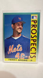 #653 Terry Bross Prospects New York Mets 1992 Fleer Baseball Card