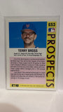 #653 Terry Bross Prospects New York Mets 1992 Fleer Baseball Card