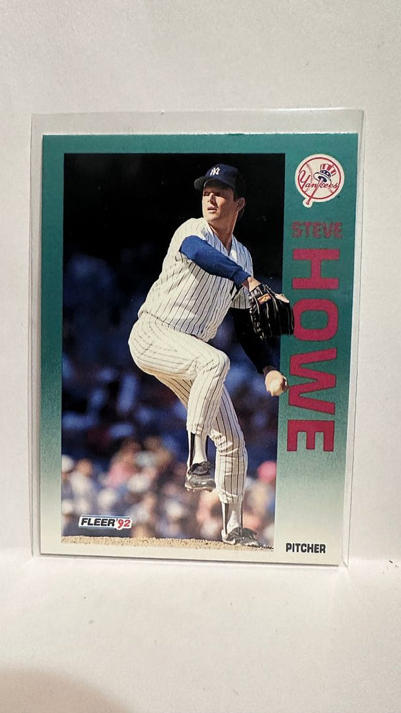 #230 Steve Howe New York Yankees 1992 Fleer Baseball Card