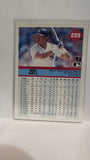 #229 Mel Hall New York Yankees 1992 Fleer Baseball Card