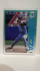 #159 Mark Garcia Kansas City Royals 1992 Fleer Baseball Card