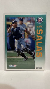 #144 Mark Salas Detroit Tigers 1992 Fleer Baseball Card