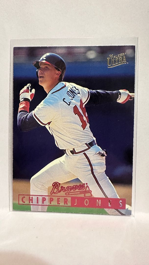 #347 Chipper Jones Atlanta Braves 1995 Fleer Ultra Baseball Card