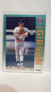 #136 Paul Gibson Detroit Tigers 1992 Fleer Baseball Card