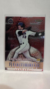 #135 Rey Ordonez New York Mets 2000 Topps Finest Baseball Card