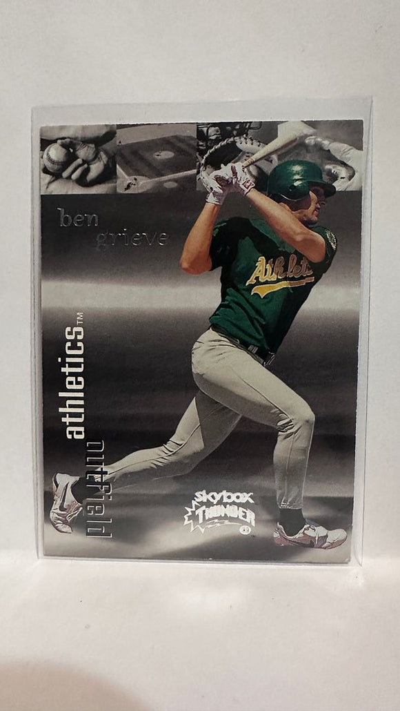 #247 Ben Grieve   Oakland Athletics 1999 Skybox Thunder Baseball Card