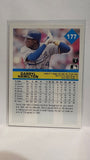 #177 Darryl Hamilton Milwaukee Brewers 1992 Fleer Baseball Card