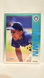 #174 Kevin Brown Milwaukee Brewers 1992 Fleer Baseball Card