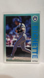 #173 Dante Bichette Milwaukee Brewers 1992 Fleer Baseball Card