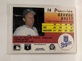 #14 George Brett Kansas City Royals 1991 O-Pee-Chee Premier Baseball Card