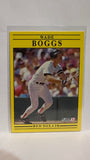 #86 Wade Boggs   Boston Red Sox 1991 Fleer Baseball Card