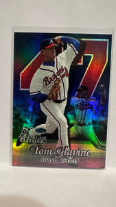 #53 Tom Glavine Atlanta Braves 1999 Flair Showcase Passion Baseball Card