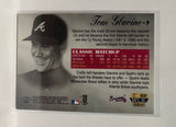 #53 Tom Glavine Atlanta Braves 1999 Flair Showcase Passion Baseball Card