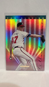 #32 Tom Glavine Atlanta Braves 1995 Leaf Limited Baseball Card