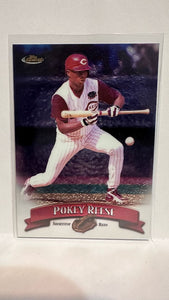 #268 Pokey Reese Cincinnati Reds 1998 Topps Finest Baseball Card