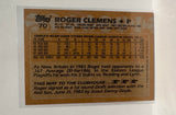 #70 Roger Clemens Boston Red Sox 1988 Topps Baseball Card