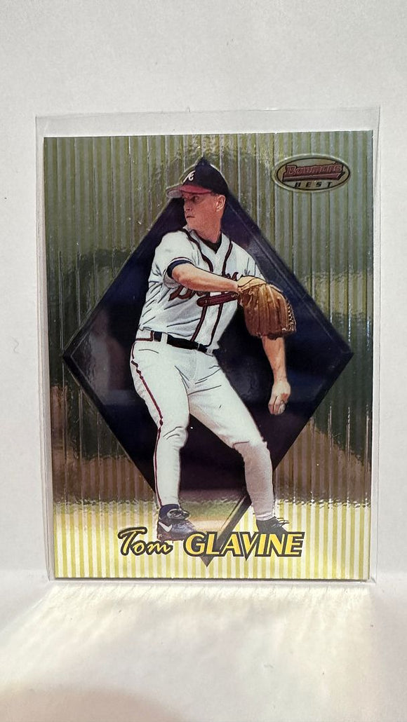 #78 Tom Glavine Atlanta Braves 1999 Bowmans Best Baseball Card