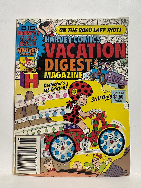 # 1 Vaction Dugest Harvey  © 1987 Comic Digest Book Paperback