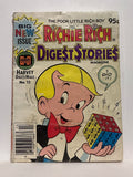 # 13 Richie Rich Digest Stories Harvey © 1982 Comic Digest Book Paperback