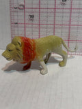 Yellow Red Mane Lion Male Animal Toy