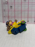 Boo Boo Bear on a Skateboard Missing wheel Yogi ©1991 Hanna Barbera Mcdonalds TV Movie Toy