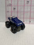 Blue Mini Monster Truck Mcdonalds ©2012 Hot Wheels Auto Toy