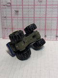 Blue Mini Monster Truck Mcdonalds ©2012 Hot Wheels Auto Toy