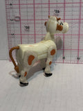 Fisher Price Little People White Brown Cow Animal Toy