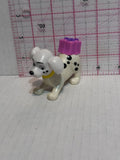 101 Dalmation Pink Present Puppy Disney Mcdonalds TV Movie Toy