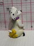 101 Dalmation Puppy Sitting up Yellow Bow Purple Collar Disney Mcdonalds TV Movie Toy