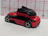 Black Red Pod Truck ©2002 Hot Wheels Auto Toy