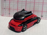 Black Red Pod Truck ©2002 Hot Wheels Auto Toy