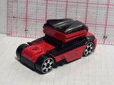 Black Red Pod Truck ©2002 Hot Wheels Auto Toy