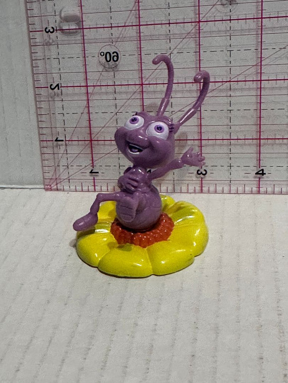 Dot Sitting on a Flower A Bugs Life  Ant DecoPac Disney Pixar TV Movie Toy