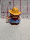 Farmer Jed Little People Fisher Price ©1987 Action Figure Toy