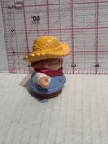 Farmer Jed Little People Fisher Price ©1987 Action Figure Toy