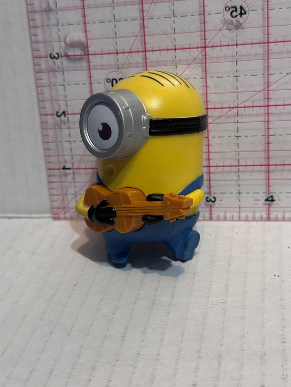 Stuart Playing Guitar Minions Mcdonalds ©2015 TV Movie Toy