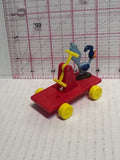 Road Runner on a Train Cart Loony Tunes Mcdonalds ©1989 TV Movie Toy