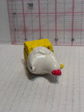 Chicken Hen Sitting on a Straw Bale Little People Fisher Price Action Figure Toy