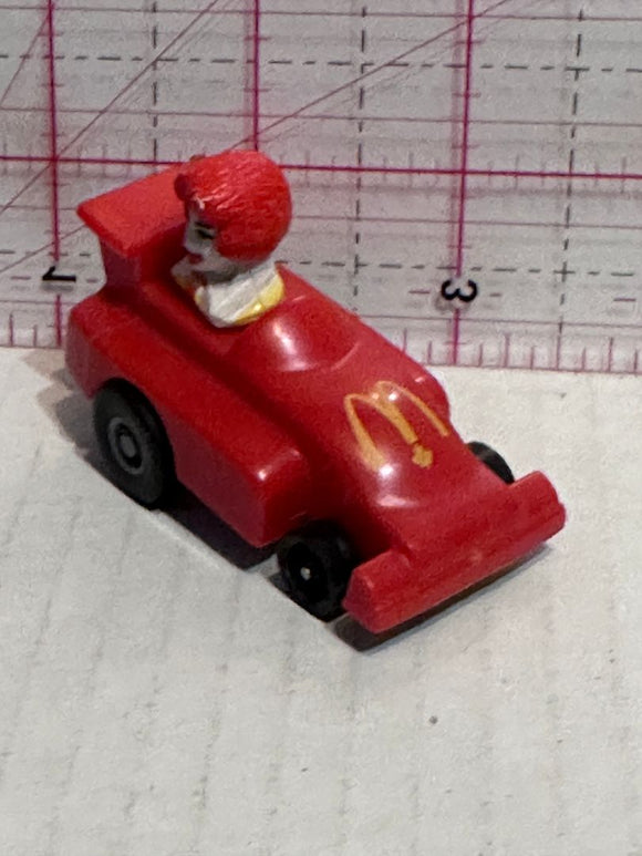 Ronald Mcdonald Race Car ©1988 Auto Toy