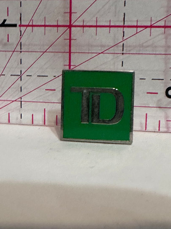 TD Bank Toronto Dominion Logo  Lapel Pin